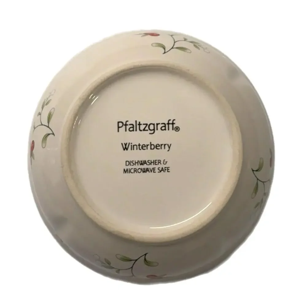 Pfaltzgraff Winterberry Ceramic 6” Winterberry Soup / Cereal Bowl